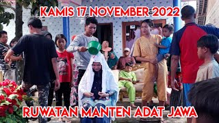 ACARA INTI RUWATAN MANTEN ADAT JAWA