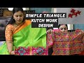 Simple Triangle KutchWork Design