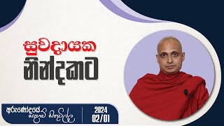 සුවදායක නින්දකට | අරුණෝදයේ සදහම් සිතුවිල්ල | 2024.02.01