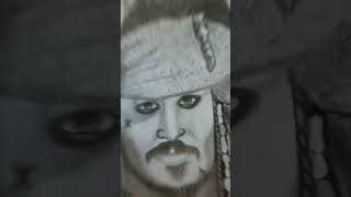 captain Jack sparrow sketch#shorts#art#paincil sketch#sourav joshi arts