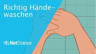 Händewaschen: So geht es richtig! - NetDoktor.de