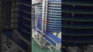 Maxsen cooling tower, modular belt spiral conveyor for bakery, pet food process|spiral cooling tower