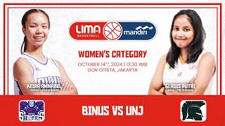 BINUS vs UNJ | Women's  | Jakarta | Oct 14