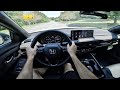 2023 Honda Accord Hybrid Sport: POV Start Up, Test Drive, Walkaround and Review