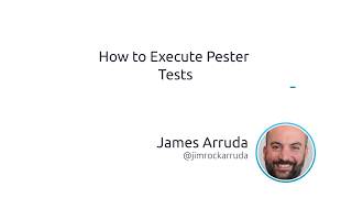 How To Execute Pester Tests