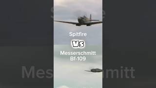 Bf-109 vs spitfire #plane #edit #aviation #shortfeed #spitfire #bf109 #messerszmit #vs