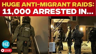 USA Raids LIVE: 11,000 Illegal Immigrants Arrested In…| Trump's Huge Crackdown| ICE,DEA| Deportation