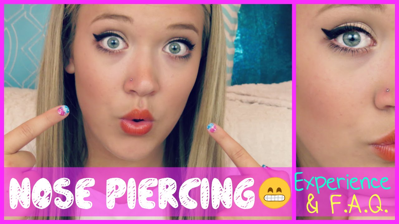 Nose Piercing Experience Faq Youtube