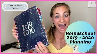 Homeschool Curriculum Planning 2019  - 2020 || The Big Happy Planner