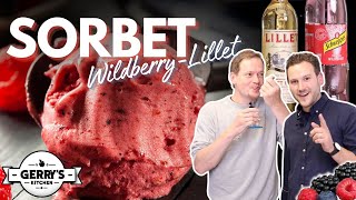 Wildberry Lillet Eis Sorbet für zuhause | Eisrezept von Fabio 