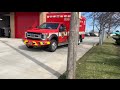 Columbus Division Of Fire Medic 806 responding with Dual wail to medical emergency. (1440p)