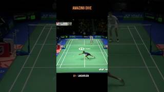 Amazing Dive by Lakshya Sen  || #badminton #shorts