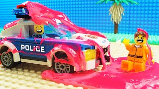 Lego Slime Police Car Gum Fail