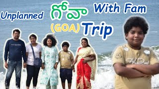 Unplanned GOA TRIP with family|1day GOA trip|Baga beach|A day in GOA with fam#Goa goatrip#bagabeach