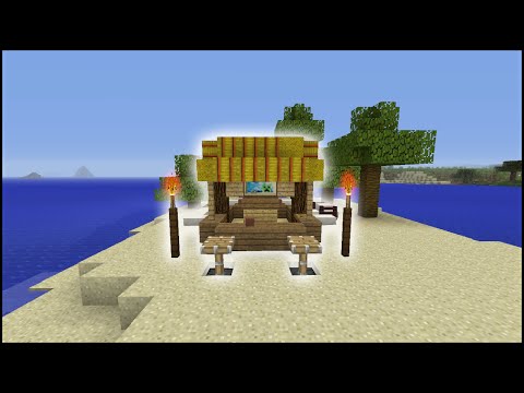 Minecraft Tutorial: How To Make A Tiki Bar Minecraft Tutorial: How To Make A Tiki Bar