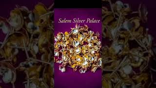 Silver Flowers - 108 Gold Plated Jasmine Flowers with Stem - Kubera Lakshmi Puja - SSP - 6382456939