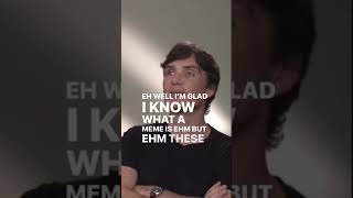 Cillian Murphy REACTS to the DISAPPOINTED Cillian Murphy MEME #shorts