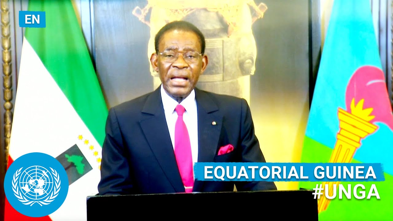 🇬🇶 Equatorial Guinea - President Addresses UN General Debate, 76th ...