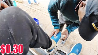 INSANE $0.30 SHOE CLEANING IN NAIROBI, KENYA 🇰🇪