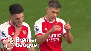 Leandro Trossard powers Arsenal to 3-0 lead against Crystal Palace | Premier League | NBC Sports