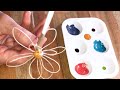 learn how to make a stylized flower using rice noodles