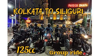 Kolkata to Siliguri || By 125cc bike Kolkata to Sikkim EP-1 || Pulsar 125 ||