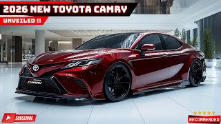 Unveiling the New 2026 Toyota Camry: Everything You Need to Know - Specs, Price \u0026 Release Date