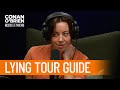 Aubrey Plaza Constantly Lied As A 30 Rock Tour Guide | Conan O'Brien Needs A Friend