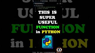 This Function Is Super Useful in Python. #python #programming #coding