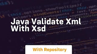java validate xml with xsd