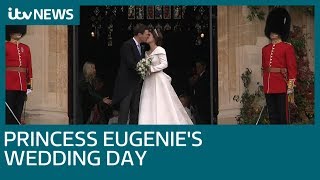 Princess Eugenie marries Jack Brooksbank in Windsor Castle royal wedding | ITV News