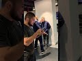 Khabib Nurmagomedov  goes crazy on Daniel Cormier shoes #shorts