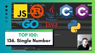 Crack the Code in 7 Languages Single Number LeetCode 136 Python C++ Java JavaScript C# Rust Go
