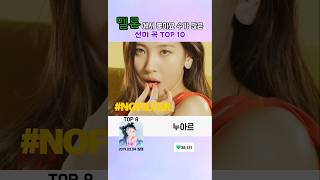 선미 멜론 좋아요 수 TOP 10