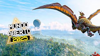 Top 15 jogos de MUNDO ABERTO que LANÇAM em 2025!