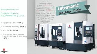 High Precision Ultrasonic 3 Axis Machining Center CNC Milling Tool Machine