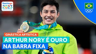 JOGOS PAN-AMERICANOS | ARTHUR NORY É OURO NA BARRA FIXA