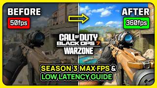 COD BO7/Warzone Season 3 - Best PC Settings for MAX FPS ✅