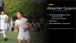 Alex Quijano ACFC Highlights Part 2