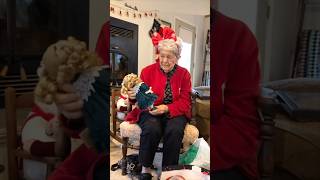 This grandma was gifted her very first doll ❤️