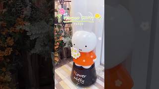 FLOWER MIFFY CAFE TOUR #miffy #miffycafe #cafehopping #tokyo