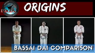 Karate-do Focus ORIGINS - Bassai dai Style Comparison