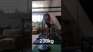 230kg x 3 Squat