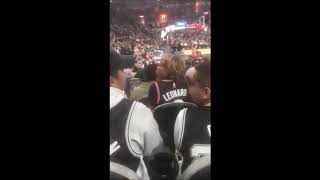 Kawhi Leonard mother gets in altercation with Spurs fan during Raptors vs Spurs 1/3/19