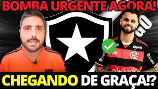 💥NOTÍCIA URGENTE! CONTRATAÇÃO DE PESO!? 4 ANOS DE CONTRATO!? ÚLTIMAS NOTÍCIAS DO BOTAFOGO