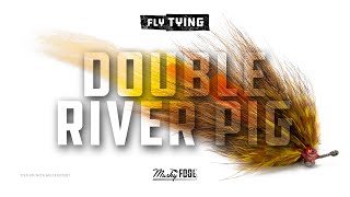 How to tie a big double river pig for musky and pike with Musky Fool.