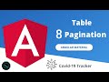 Angular Material | Covid19-tracker | Data table Pagination | javatechie