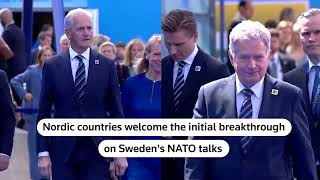 Nordic countries welcome Sweden's NATO progress