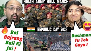 Indian Army Hell March 2023 | India Most Powerful Marching | India's Republic Day Parade | Part 2✨
