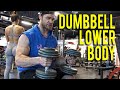 LOWER BODY DUMBBELL ONLY WORKOUT (at home or gym) | Dumbbell Workout Plan P3D3